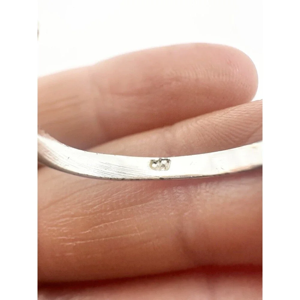 Sterling Silver 925 Dragonfly Ring with Clear Accents Size8.25